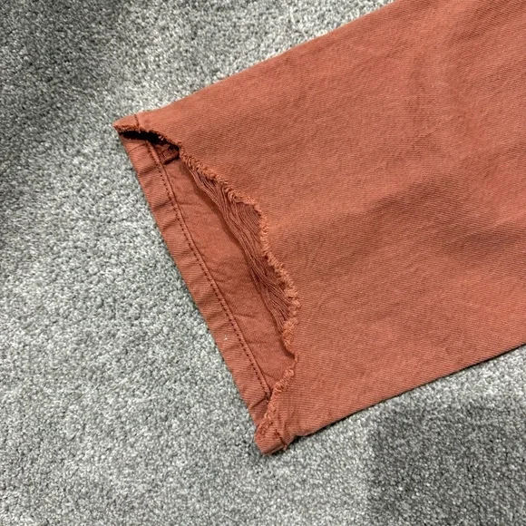 90’s Baggy Aeropostale Rust Orange Distressed Straight Jeans, Women’s 4R - Picture 12 of 12